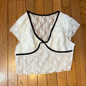 Lacey crop top